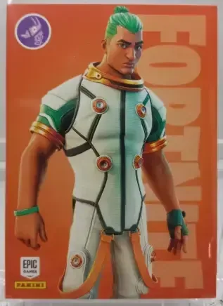 Deo Panini Fortnite trading card front