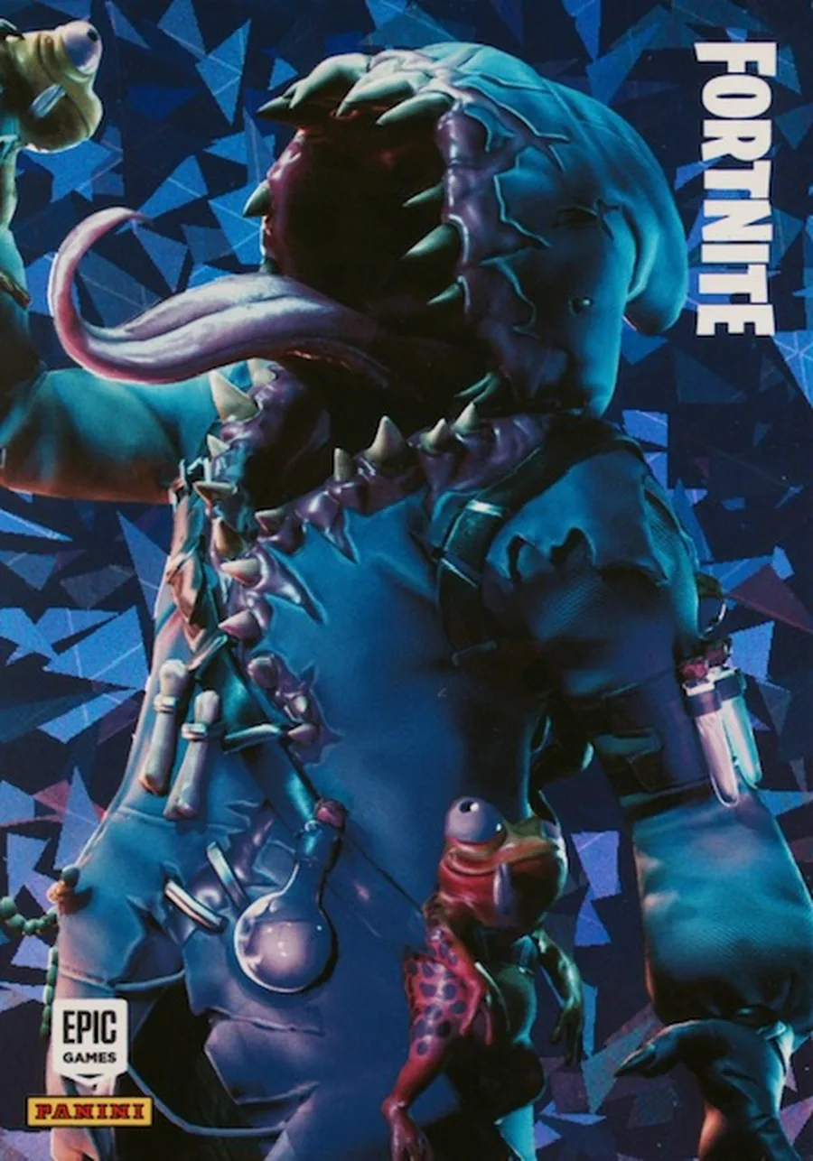 Big Mouth Panini Fortnite trading card front
