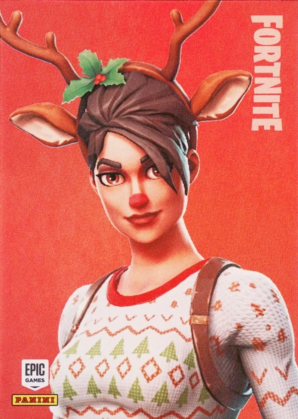 Red-Nosed Raider Panini Fortnite trading card front