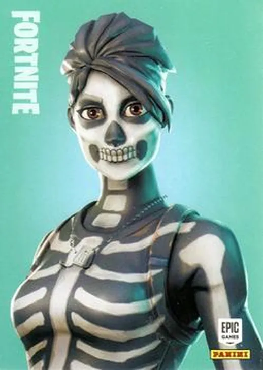 Skull Ranger Panini Fortnite trading card