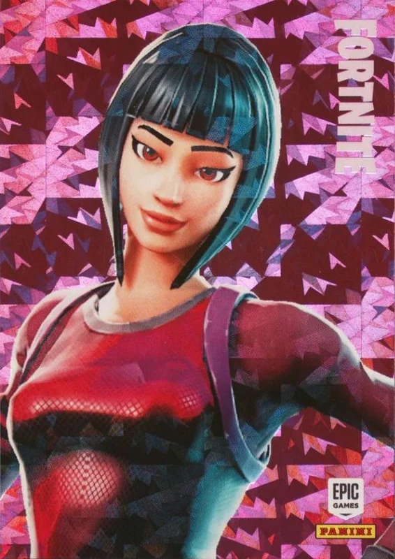 Brilliant Striker Panini Fortnite trading card front