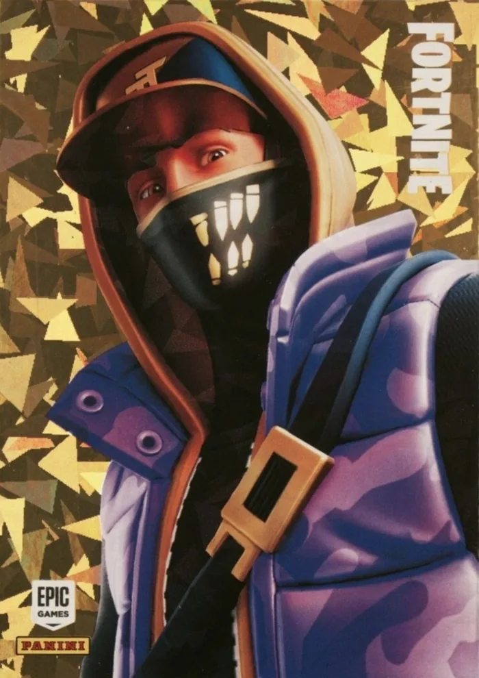 Street Striker Panini Fortnite trading card front