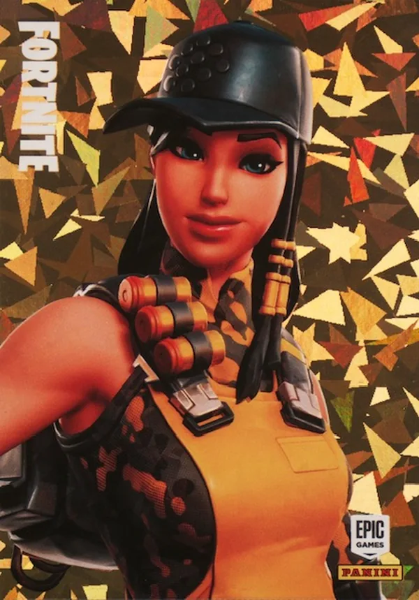 Outcast Panini Fortnite trading card front