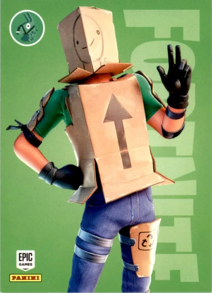 Boxer Panini Fortnite trading card front