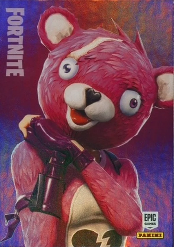 Cuddle Team Leader Panini Fortnite trading card front