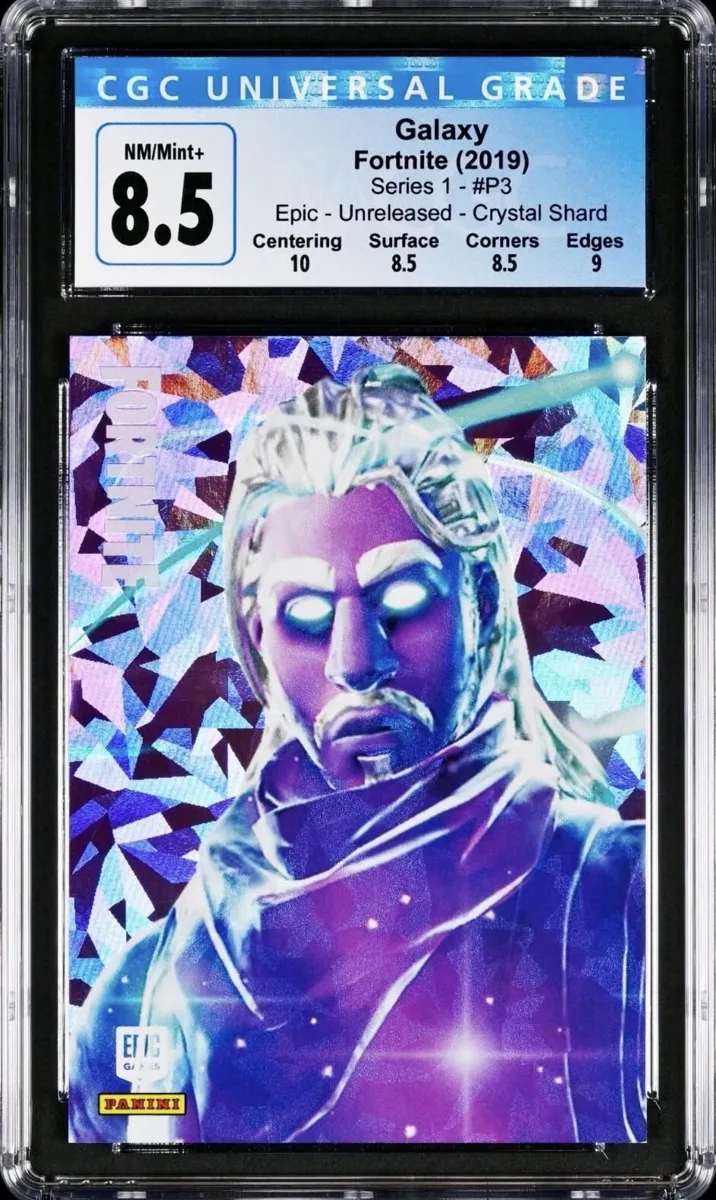 Enlarged transparent Epic Games logo on the Galaxy #P3 — Crystal Shard (Unreleased)