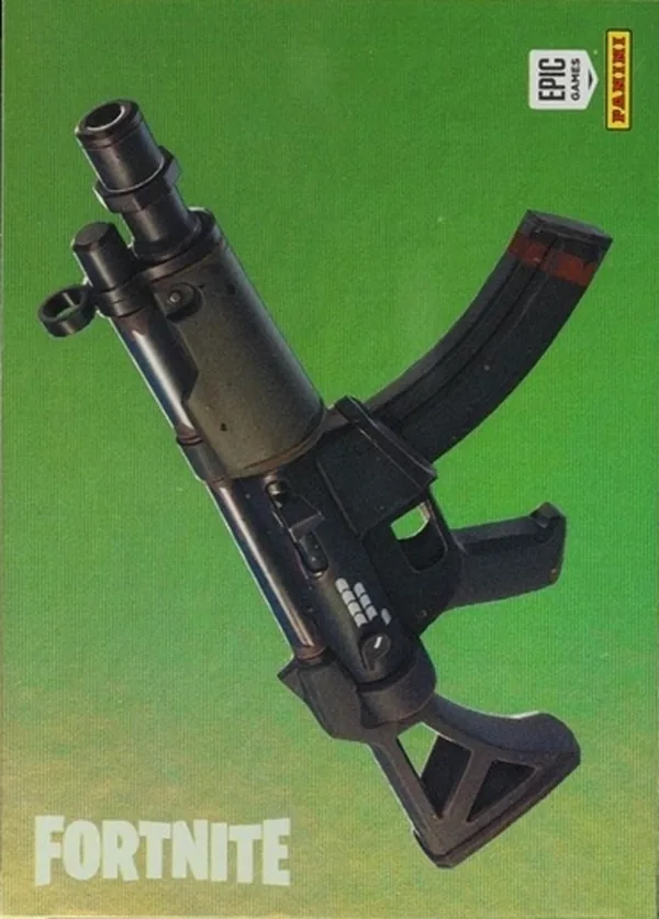 Submachine Gun Panini Fortnite trading card front