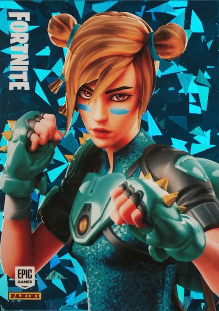 Moxie Panini Fortnite trading card front