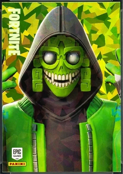 Mezmer Panini Fortnite trading card front