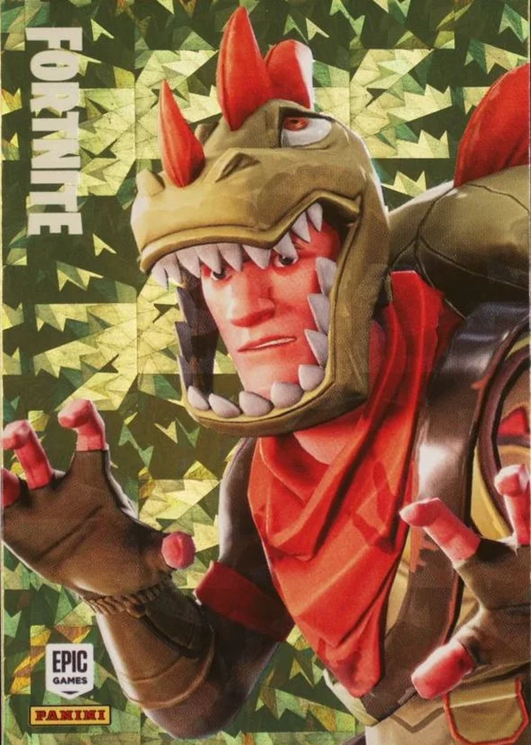 Rex Panini Fortnite trading card front