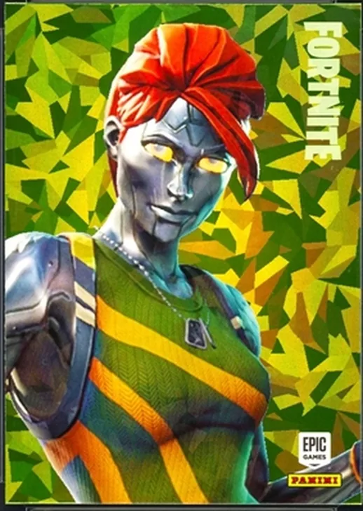 Chromium Panini Fortnite trading card front