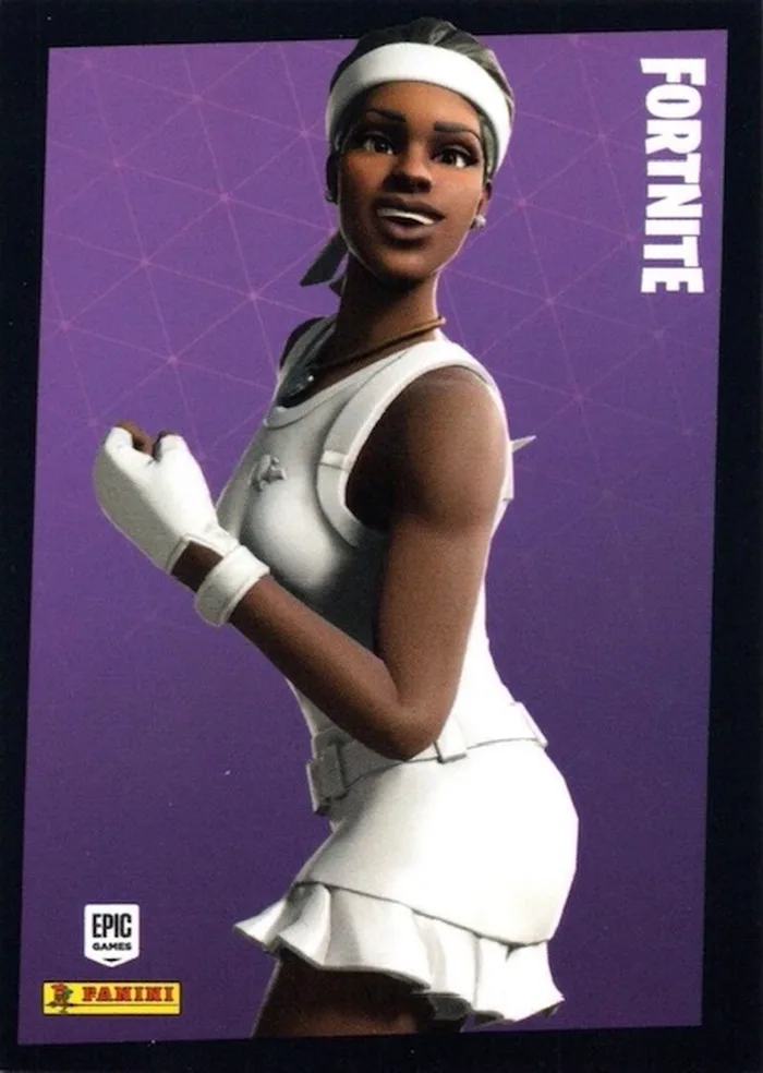 Match Point Panini Fortnite trading card front