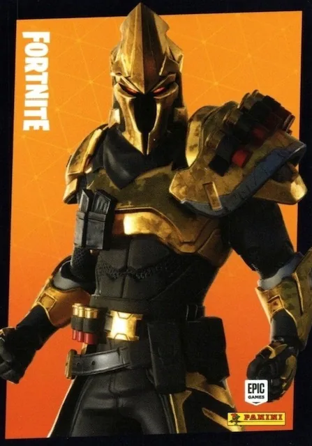 Ultima Knight Panini Fortnite trading card front
