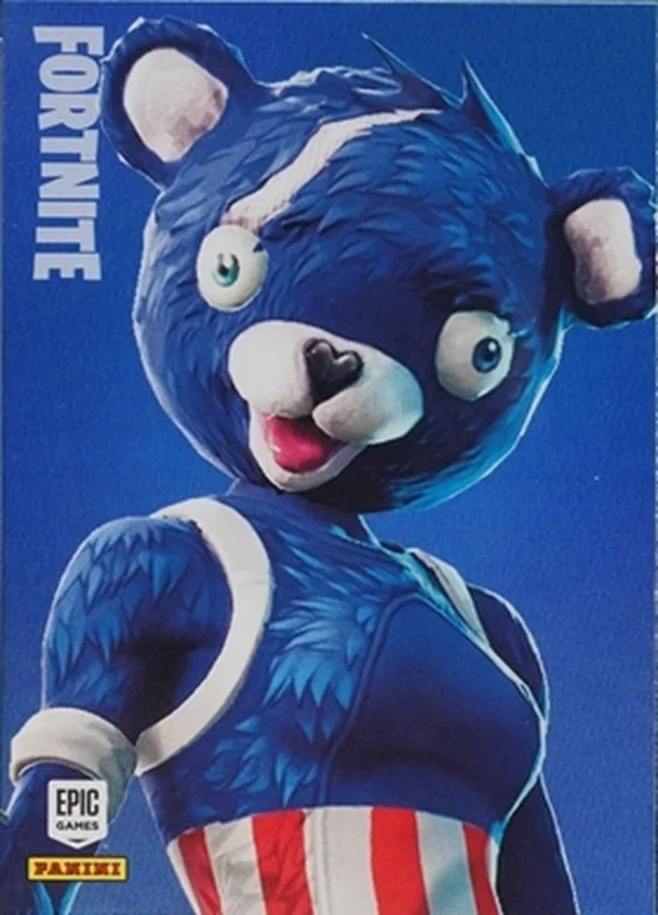 Fireworks Team Leader Panini Fortnite trading card front