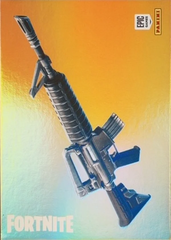 Assault Rifle Panini Fortnite trading card front
