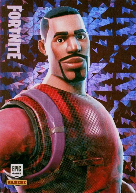 Radiant Striker Panini Fortnite trading card front