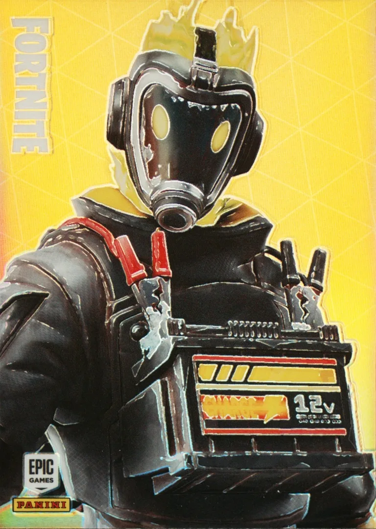 Hotwire Panini Fortnite trading card front