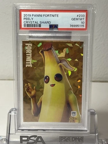 2019 Panini Fortnite Series 1 Crystal Shard Peely PSA 10 sold on eBay