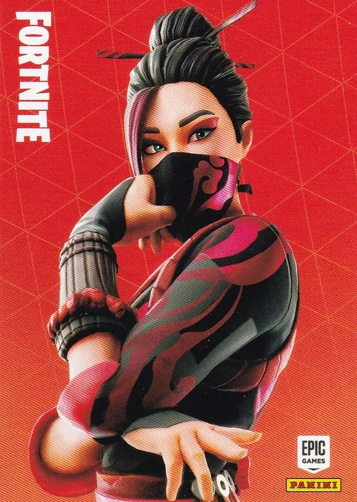 Red Jade Panini Fortnite trading card