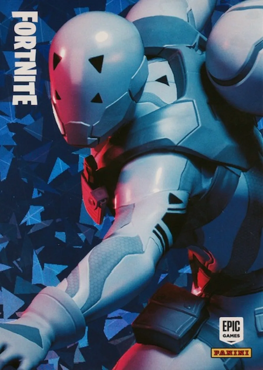 Scratch Panini Fortnite trading card front