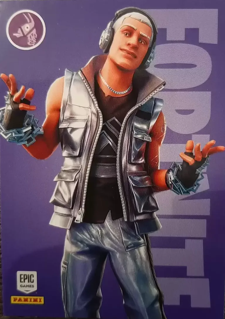 Sterling Panini Fortnite trading card front