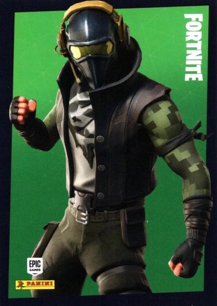 Grit Panini Fortnite trading card front