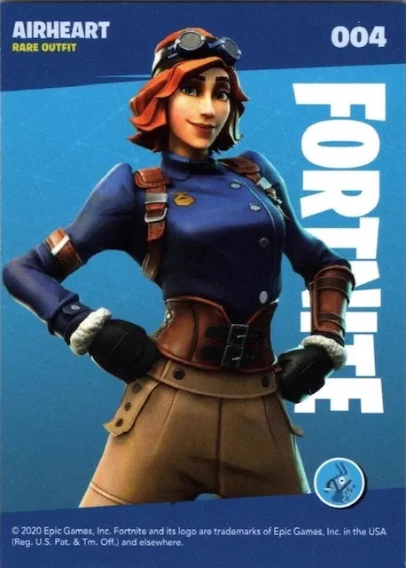 2020 Panini Fortnite Reloaded #4 Airheart trading card back