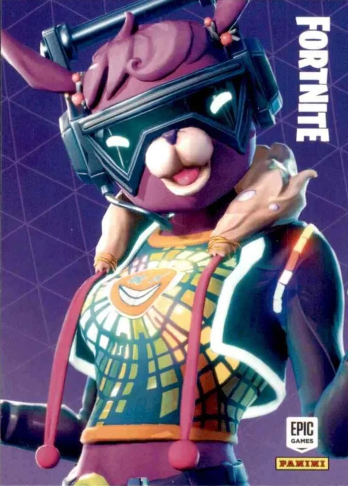 DJ Bop Panini Fortnite trading card