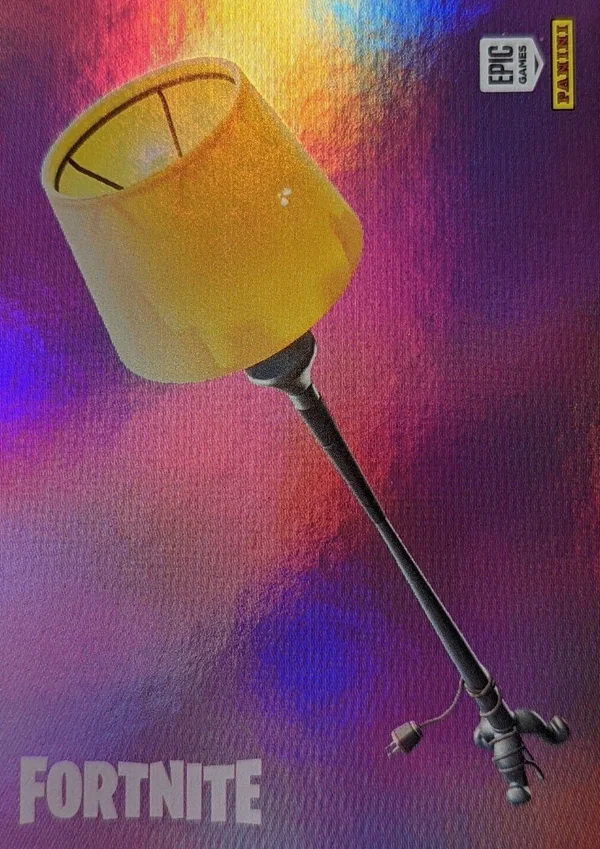 Lamp Panini Fortnite trading card front