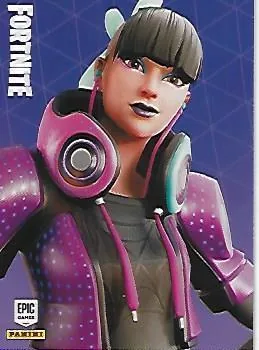 Freestyle Panini Fortnite trading card