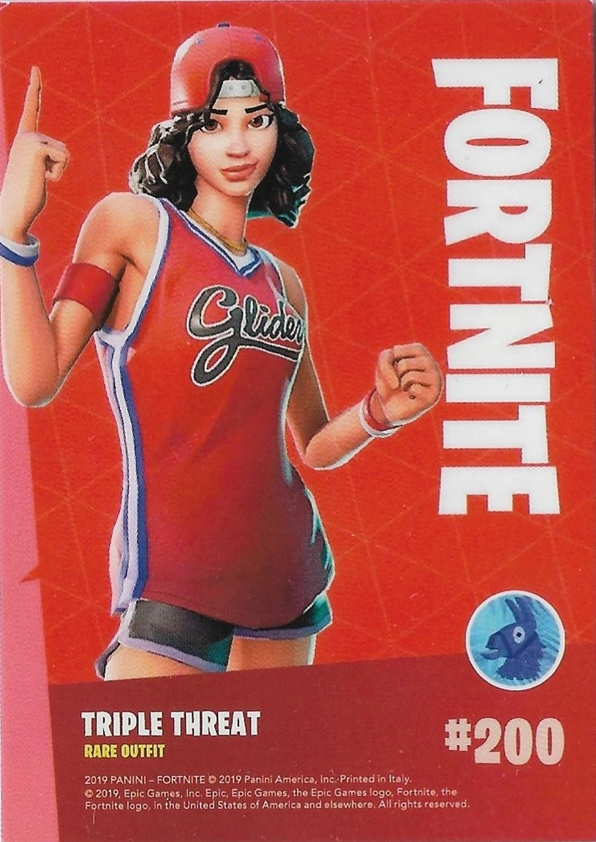Triple Threat #200 Unreleased Prototype — Series 1 Italy Print prototype card back