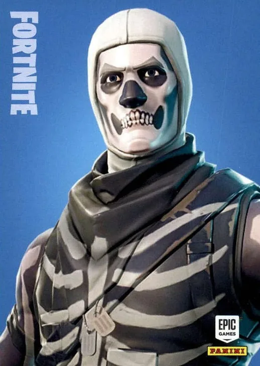 Skull Trooper Panini Fortnite trading card