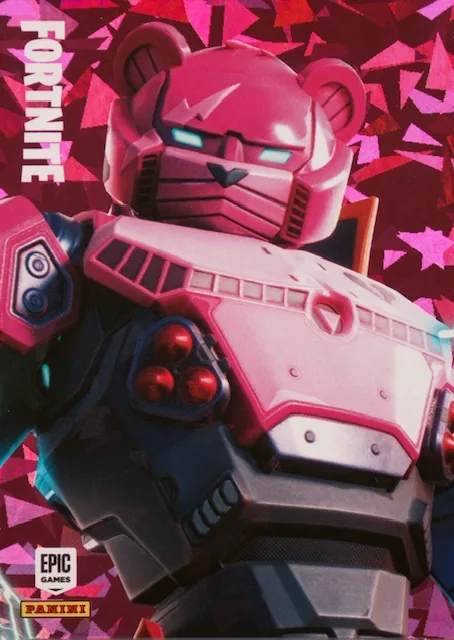 Mecha Team Leader Panini Fortnite trading card front