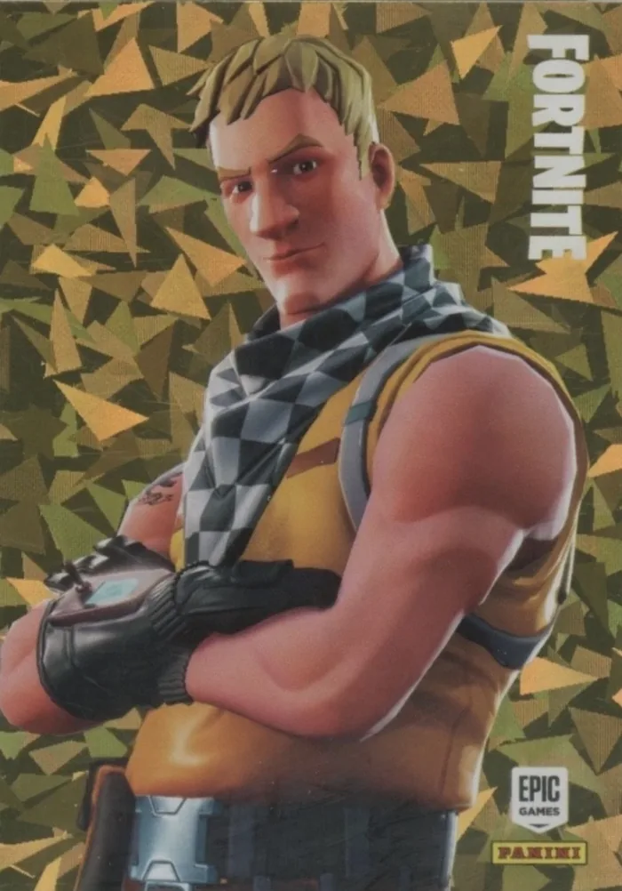 Cabbie Panini Fortnite trading card front