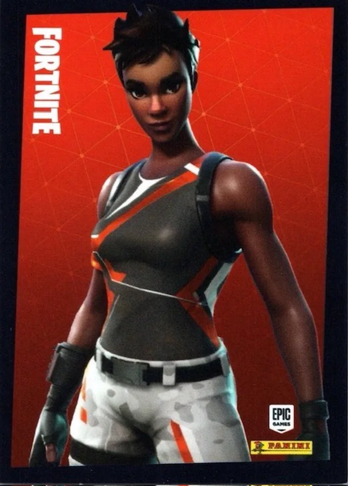 Dominator Panini Fortnite trading card front