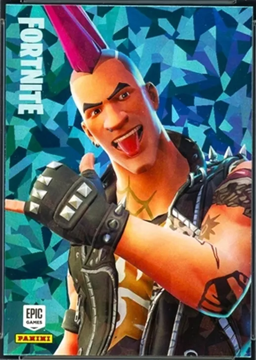 Riot Panini Fortnite trading card front