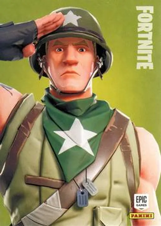 Munitions Major Panini Fortnite trading card