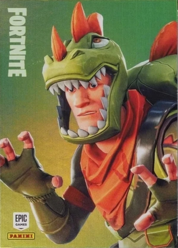 Rex Panini Fortnite trading card front