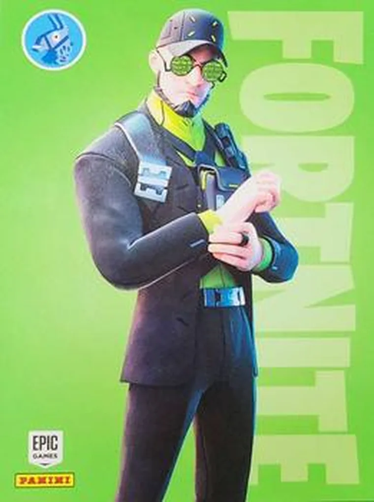Deadlock Panini Fortnite trading card front