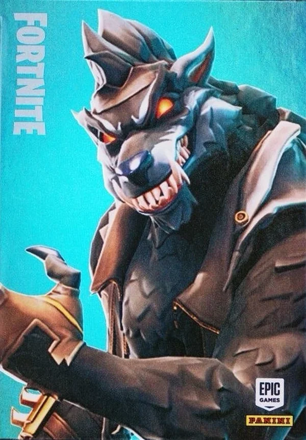 Dire Panini Fortnite trading card front