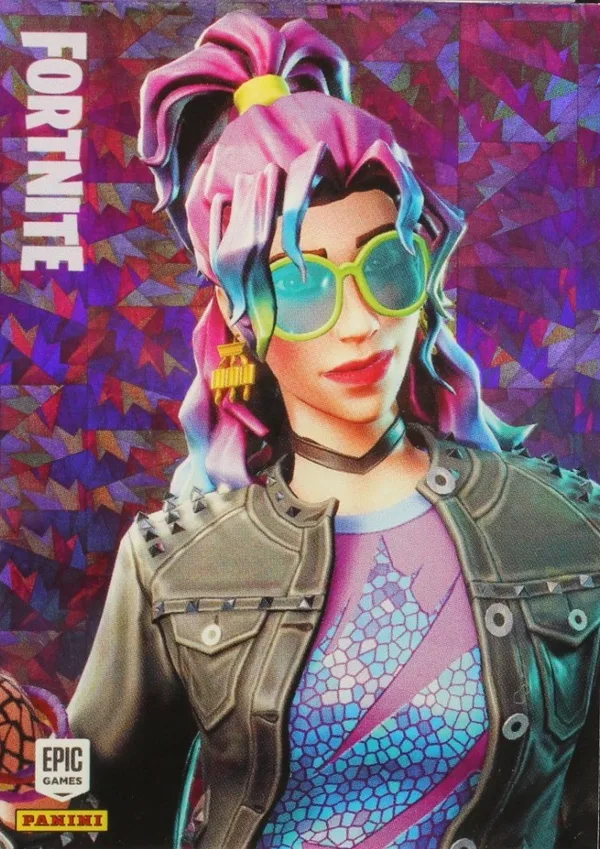 Synth Star Panini Fortnite trading card front