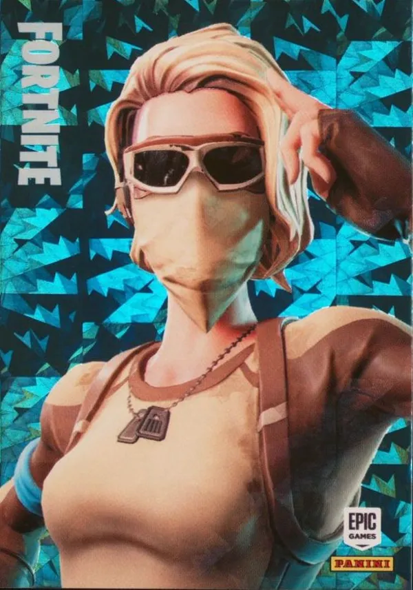 Scorpion Panini Fortnite trading card front
