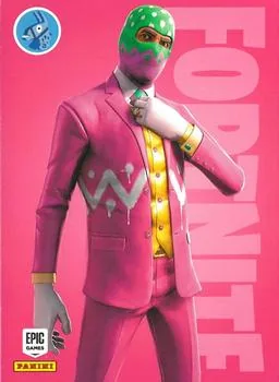 Hopper Panini Fortnite trading card front