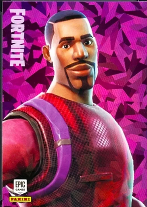 Radiant Striker Panini Fortnite trading card front