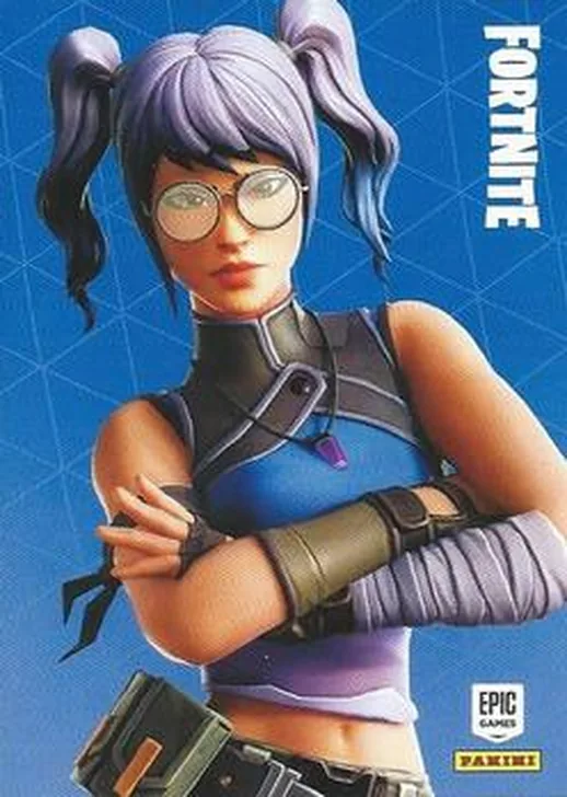 Crystal Panini Fortnite trading card