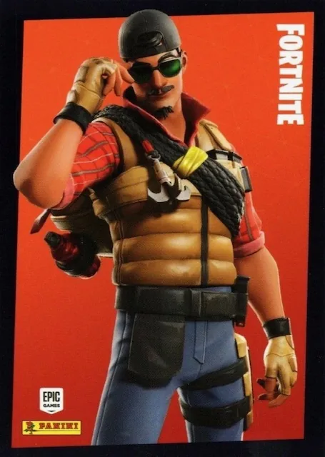 Wrangler Panini Fortnite trading card front