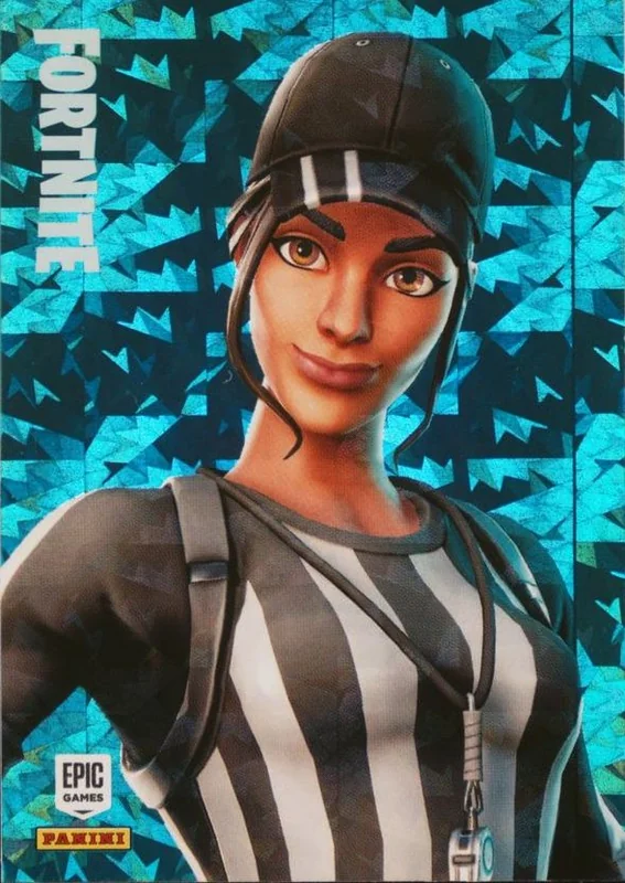 Whistle Warrior Panini Fortnite trading card front