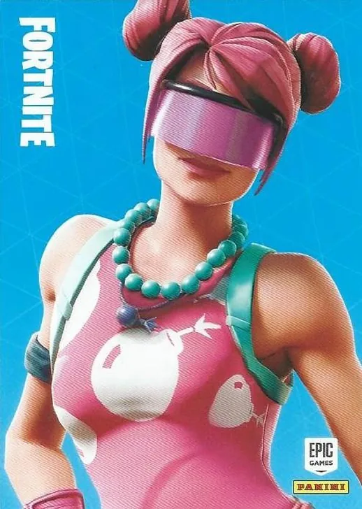 Bubble Bomber Panini Fortnite trading card