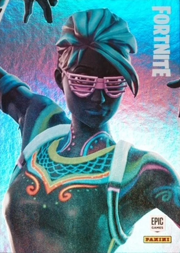 Nitelite Panini Fortnite trading card front