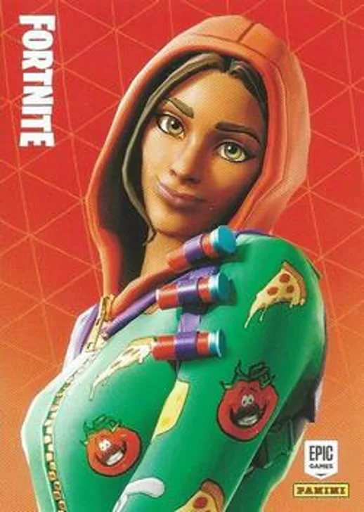 PJ Pepperoni Panini Fortnite trading card